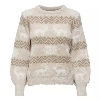 Свитер Only Xmas, бежевый