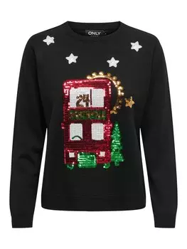 Свитер Only XMAS, черный