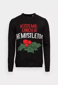 Свитер ONSXMAS NAUGHTY CREW UNISEX Only & Sons, черный