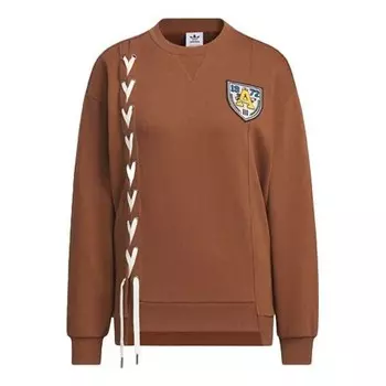 Свитер originals sportswear hoodie 'tan' Adidas, бежевый