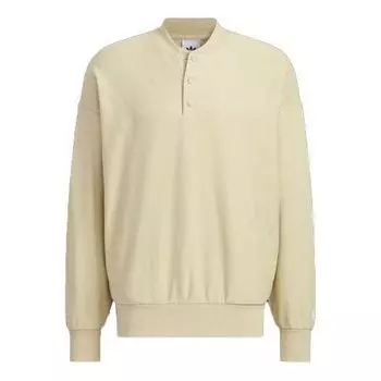 Свитер originals x notitle crew sweatshir 'tan' Adidas, бежевый