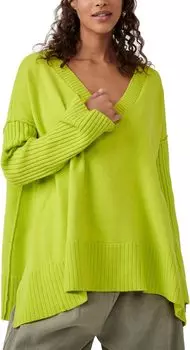 Свитер Orion A-Line Tunic Free People, цвет Acid Lime