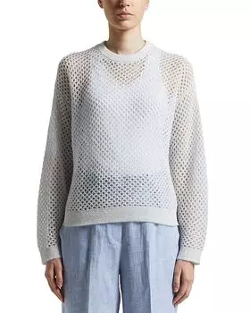 Свитер открытой вязки Peserico, синий