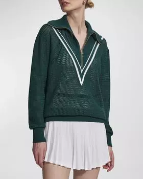 Свитер открытой вязки Savannah Varley, цвет Forest