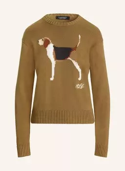 Свитер отравлен газом Lauren Ralph Lauren, коричневый