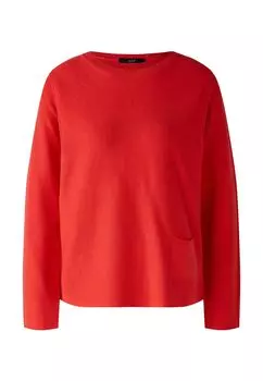 Свитер Oui KEIKO 100% Bio Baumwolle, цвет aura orange