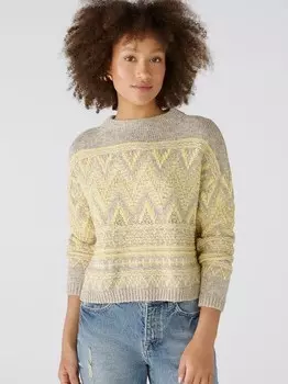 Свитер Oui, коричневый