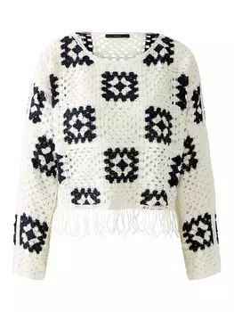 Свитер OUI, натуральный белый