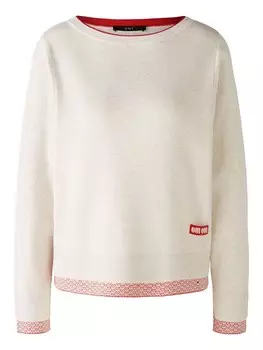 Свитер Oui, пятнистый белый