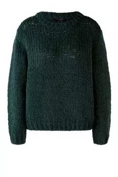Свитер Oui, темно-зеленый