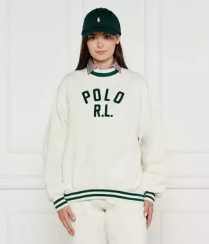 Свитер Oversize fit Polo Ralph Lauren, белый