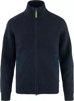 Свитер Ovik Zip Cardigan Knit Fjllrven, темно-синий
