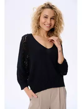 Свитер оверсайз Blue Shadow, черный