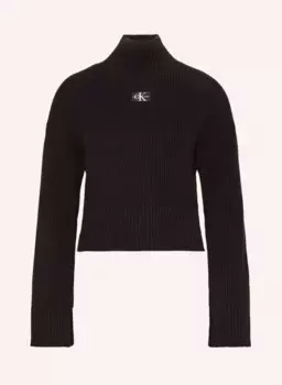 Свитер оверсайз Calvin Klein Jeans, черный