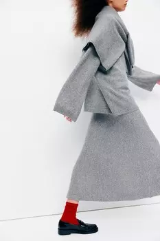 Свитер оверсайз H&M, серый