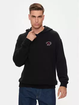 Свитер оверсайз Hugo, черный