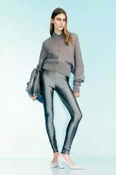 Свитер оверсайз из смеси мохера H&M, серый