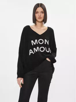 Свитер оверсайз Kontatto, черный