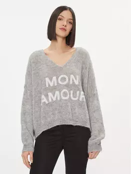 Свитер оверсайз Kontatto, серый