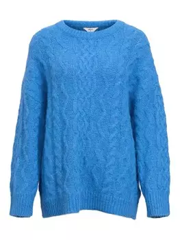 Свитер оверсайз OBJECT Oversized Sweater, аква