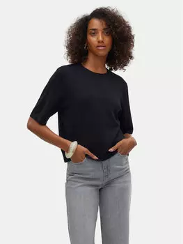 Свитер оверсайз Silje 10320460 Vero Moda, черный