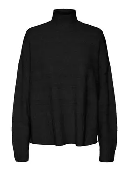 Свитер оверсайз VERO MODA Oversized Sweater DOFFY, черный