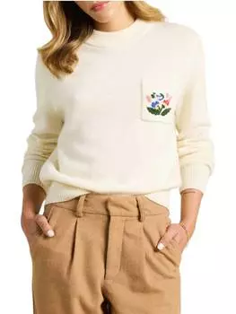 Свитер Оксана в античном белом цвете TROVATA