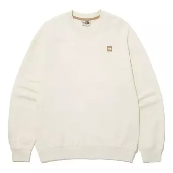 Свитер patch crewneck sweater 'beige' The North Face, бежевый
