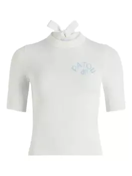 Свитер Patou с бантом, белый