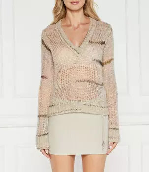 Свитер Patrizia Pepe MAGLIA Regular Fit, бежевый