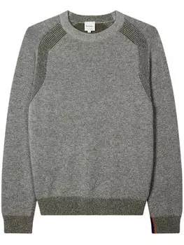 Свитер Paul Smith из овечьей шерсти с круглым вырезом, серый