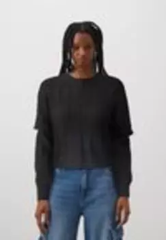 Свитер PCALMA O NECK Pieces, черный