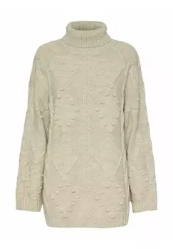 Свитер PCDONSI WIDE SLEEVE Pieces, серый