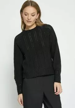 Свитер Pcperla Grs Round Neck PEPPERCORN, черный