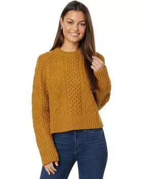 Свитер Pendleton Cropped Fisherman Sweater, золотой