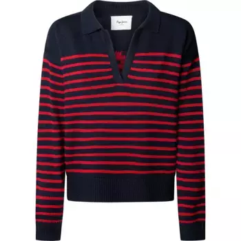 Свитер Pepe Jeans Carlina v neck, синий