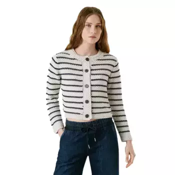 Свитер Pepe Jeans Cassie Stripes, бежевый