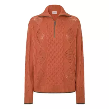 Свитер Pepe Jeans Hada half zip, оранжевый