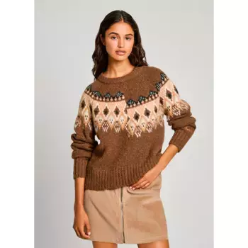 Свитер Pepe Jeans Holly, коричневый
