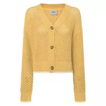 Свитер Pepe Jeans Isabella cardigan, желтый