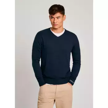 Свитер Pepe Jeans New Andre v neck, синий