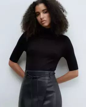 Свитер Perkins с рукавами Sfera, черный