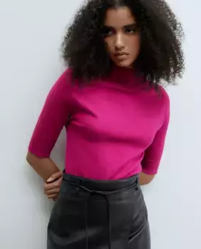 Свитер Perkins с рукавами Sfera, фуксия