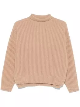 Свитер Peserico с люрексом, коричневый