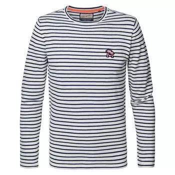Свитер Petrol Industries Crewneck Stripes, синий