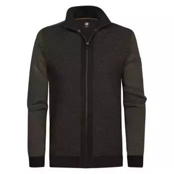 Свитер Petrol Industries M-3040-KWC213 full zip, зеленый