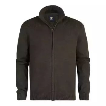 Свитер Petrol Industries M-3040-KWC2160 full zip, зеленый