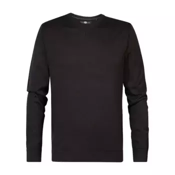 Свитер Petrol Industries M-3040-KWV2000 v neck, черный