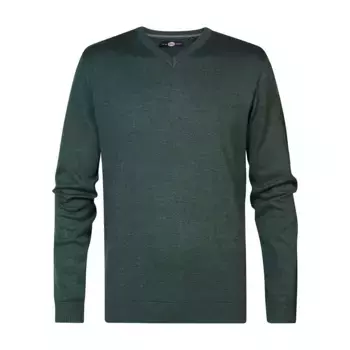 Свитер Petrol Industries M-3040-KWV200 v neck, зеленый