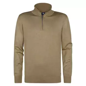 Свитер Petrol Industries M-3050-KWC207 half zip, коричневый